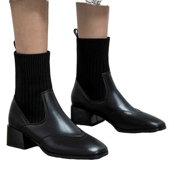 BUTITI - Knit Shaft Skid Resistant Breathable Boot - Picture 1 of 8